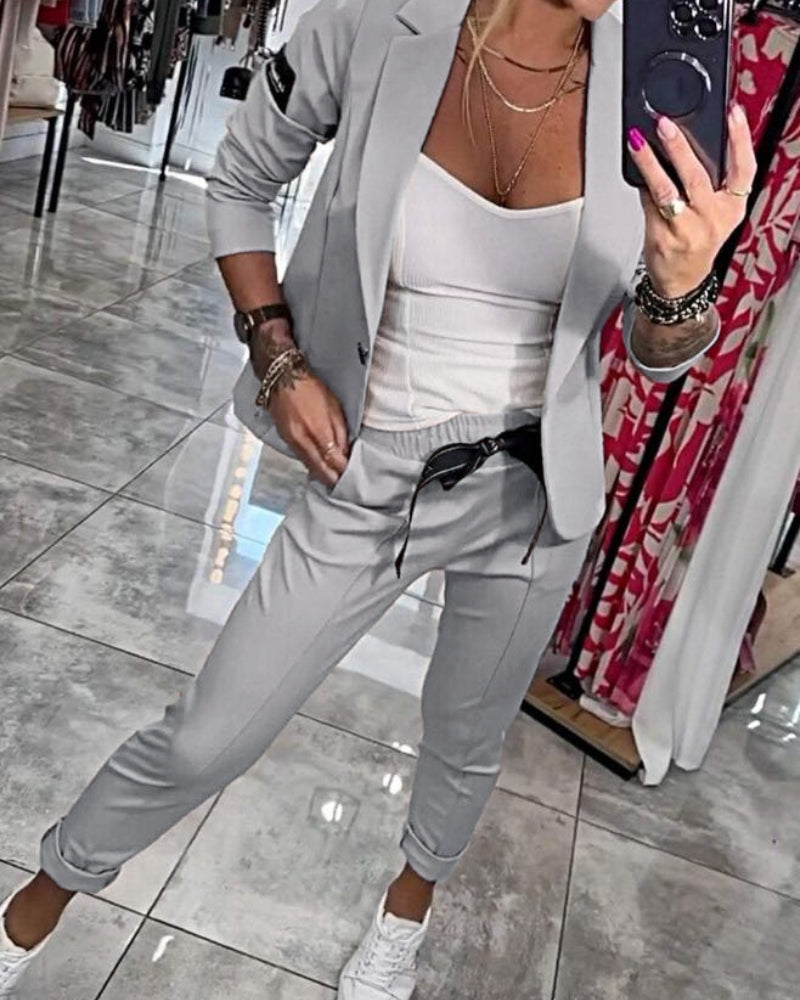Malou | Ensemble Top, Veste et Pantalon
