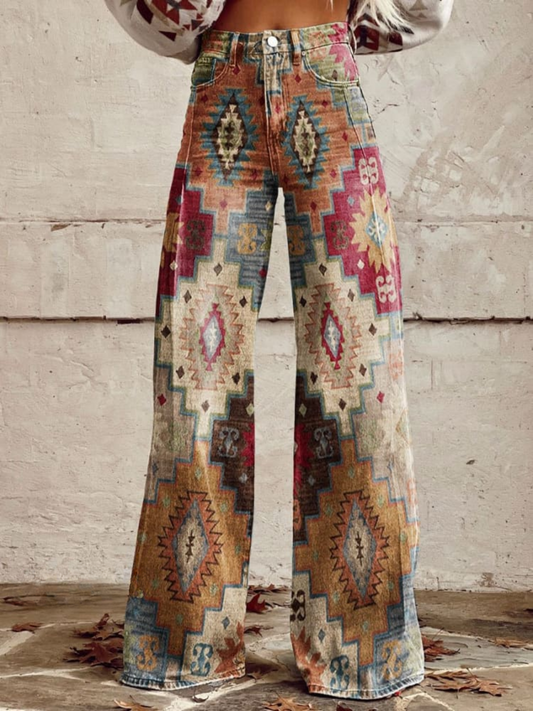 Boho | Jeans évasés vintage