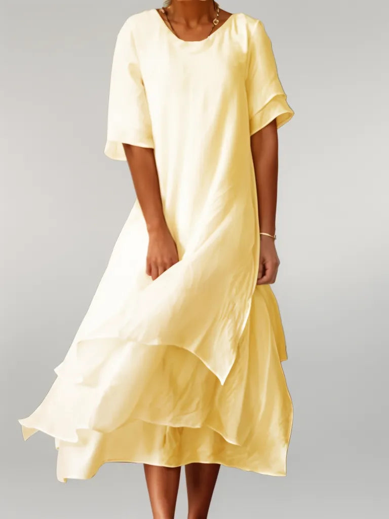 Isilde | Robe longue légère en coton doux