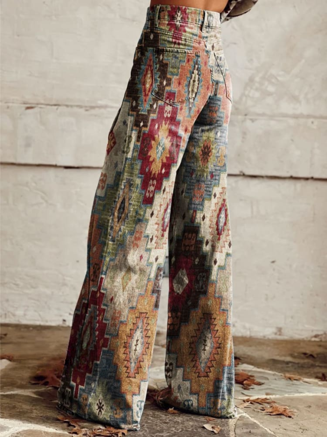 Boho | Jeans évasés vintage