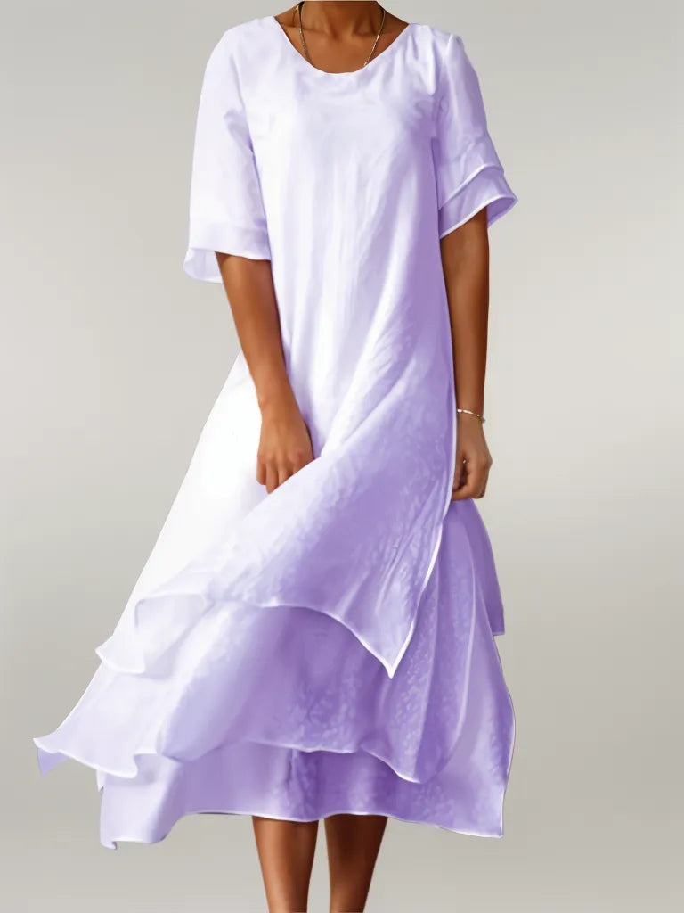Isilde | Robe longue légère en coton doux