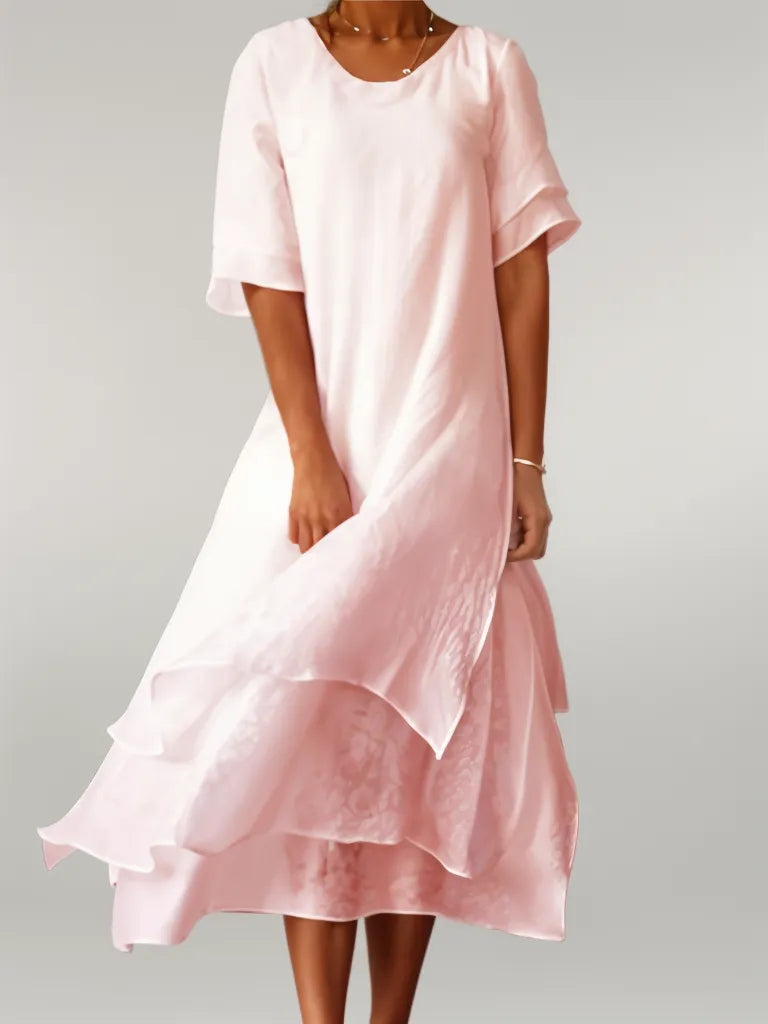 Isilde | Robe longue légère en coton doux