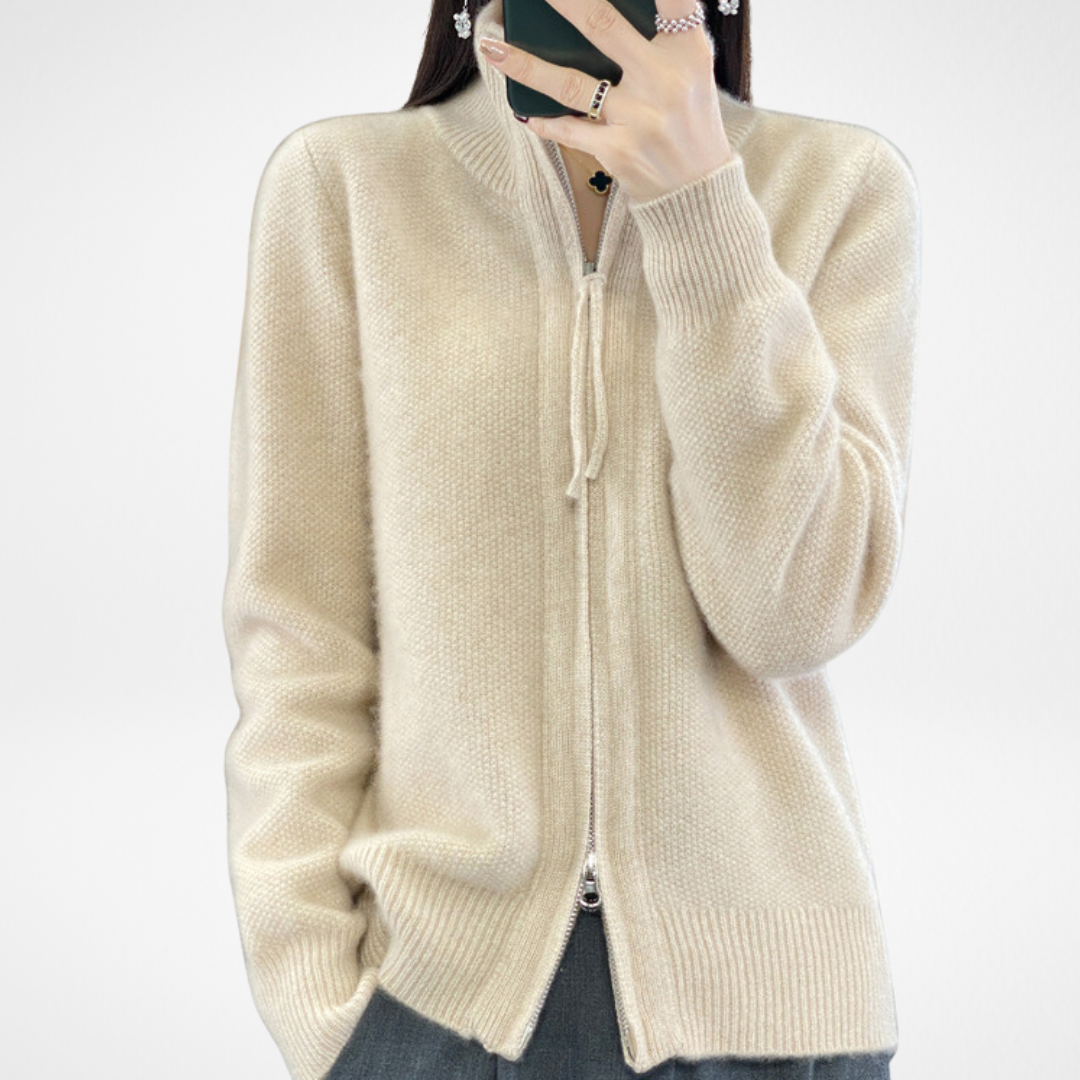 Giovana | Gilet Zippé en Maille