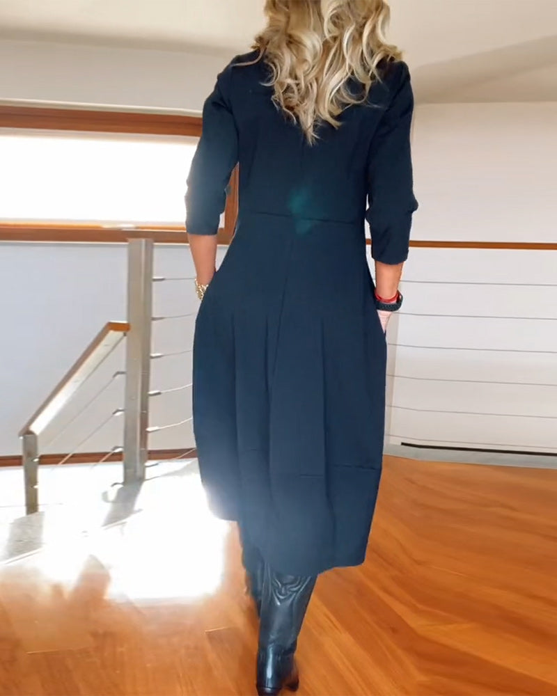Inès | Robe Maxi Vintage Élégante et Confortable