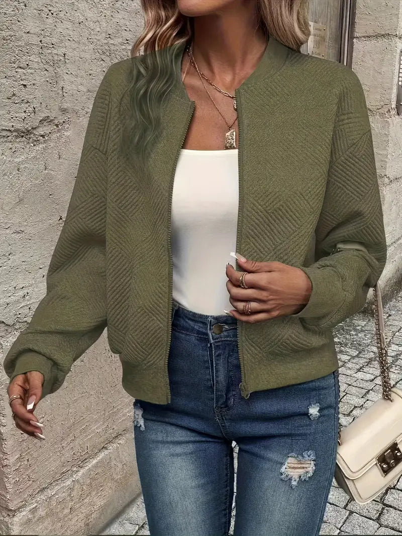 Livia | Veste de printemps avec fermeture éclair