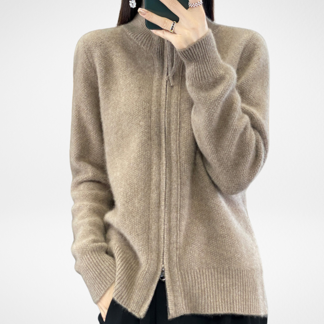 Giovana | Gilet Zippé en Maille