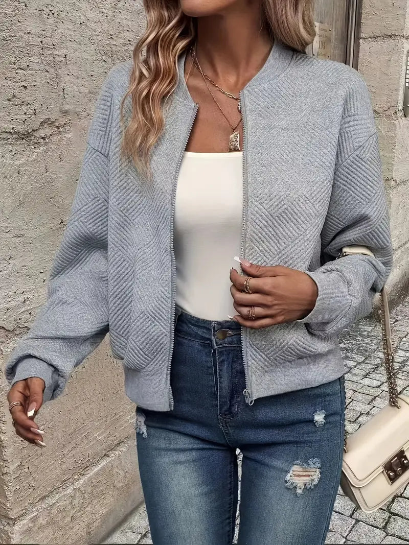 Livia | Veste de printemps avec fermeture éclair