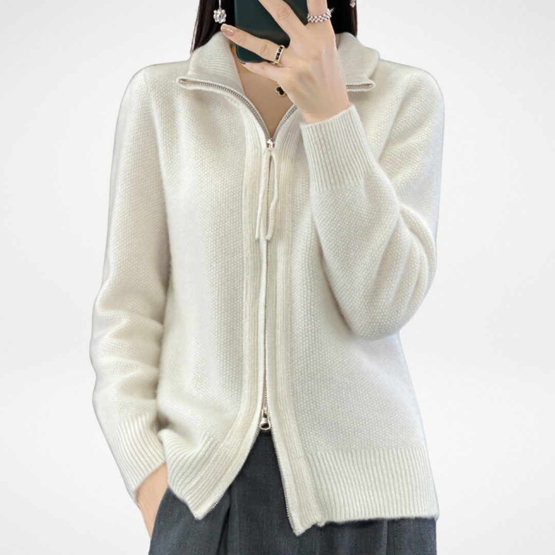 Giovana | Gilet Zippé en Maille