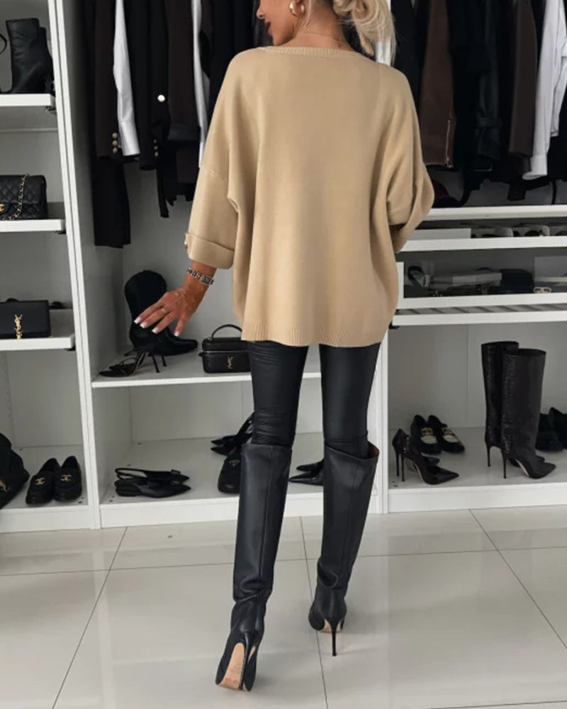 Heleen | Haut Élégant en Tricot