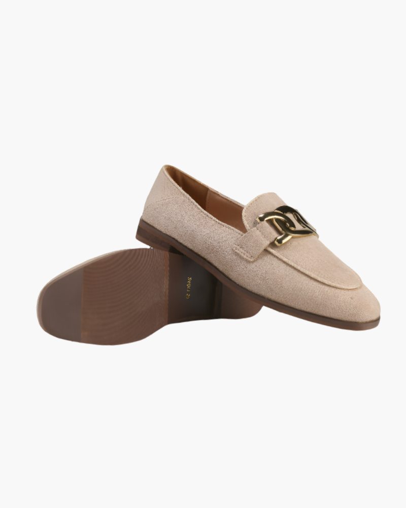 Mocassins en daim de la duchesse