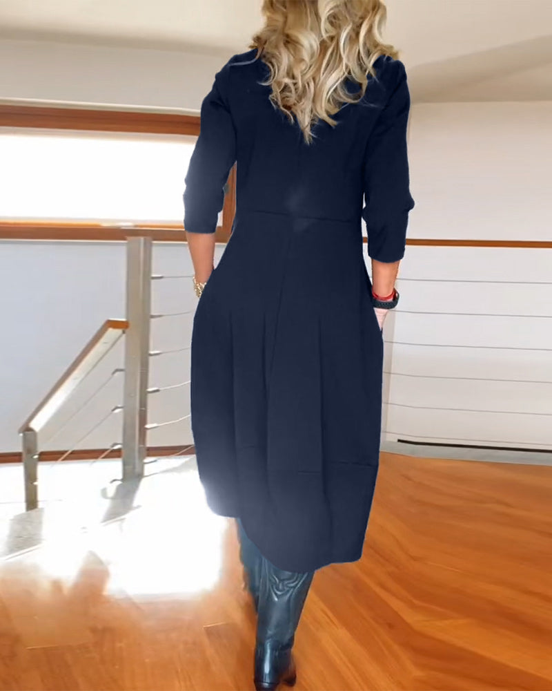Inès | Robe Maxi Vintage Élégante et Confortable