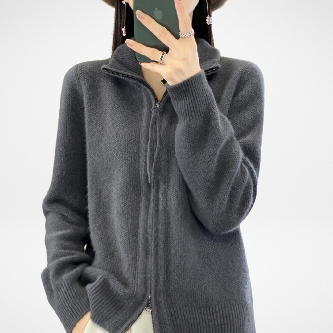 Giovana | Gilet Zippé en Maille