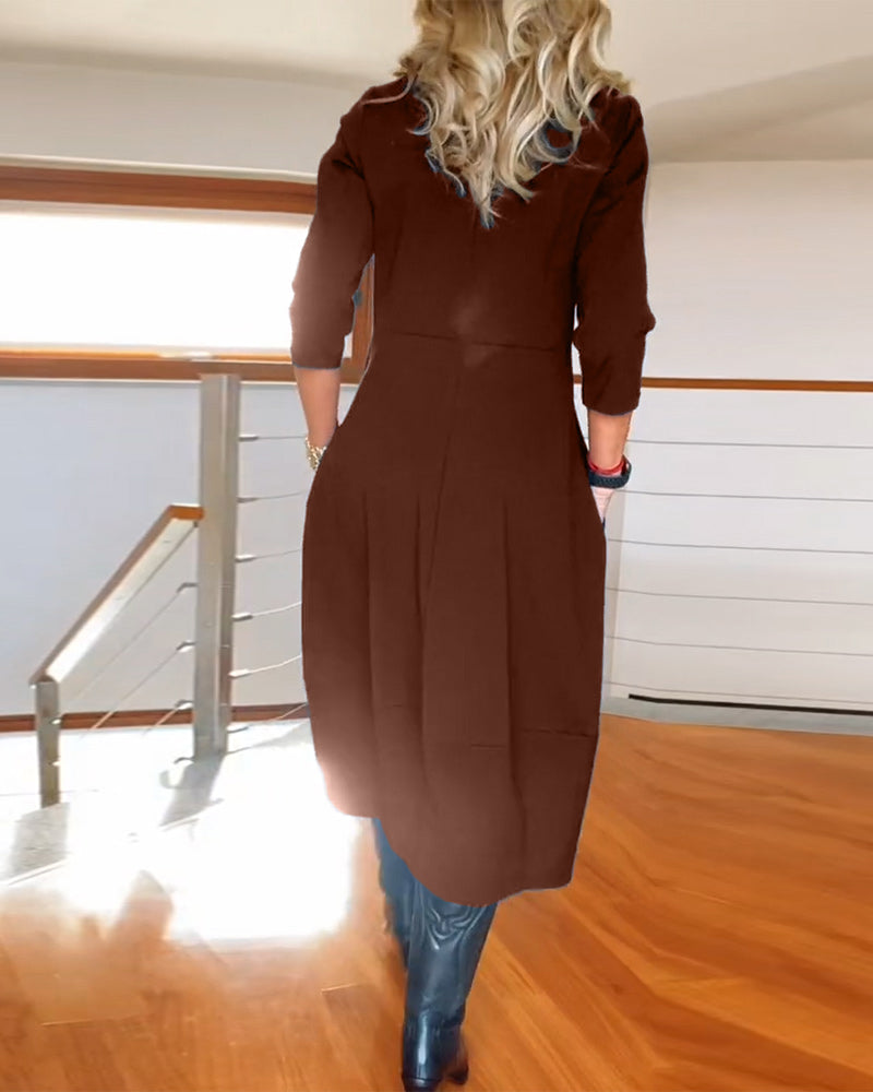 Inès | Robe Maxi Vintage Élégante et Confortable