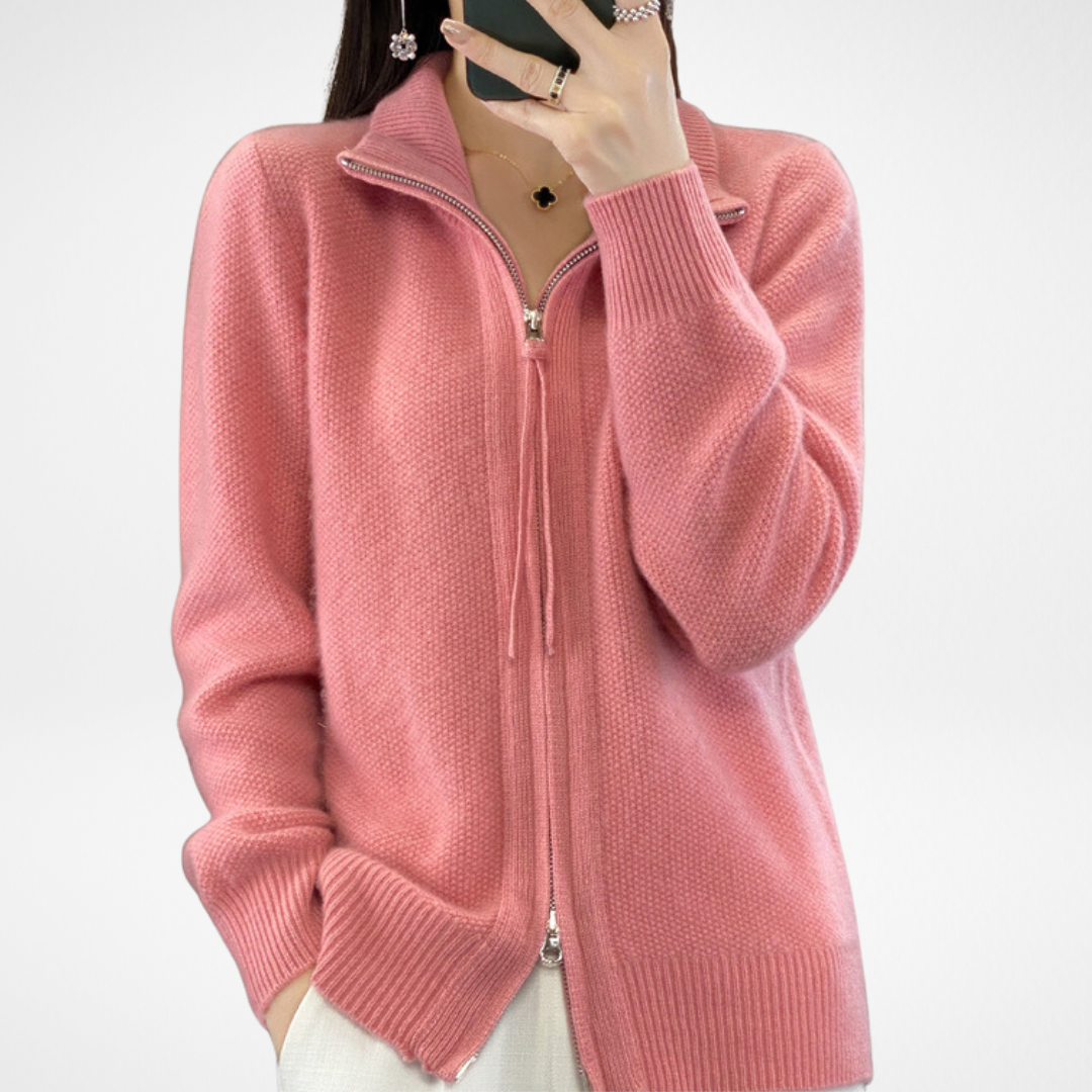 Giovana | Gilet Zippé en Maille