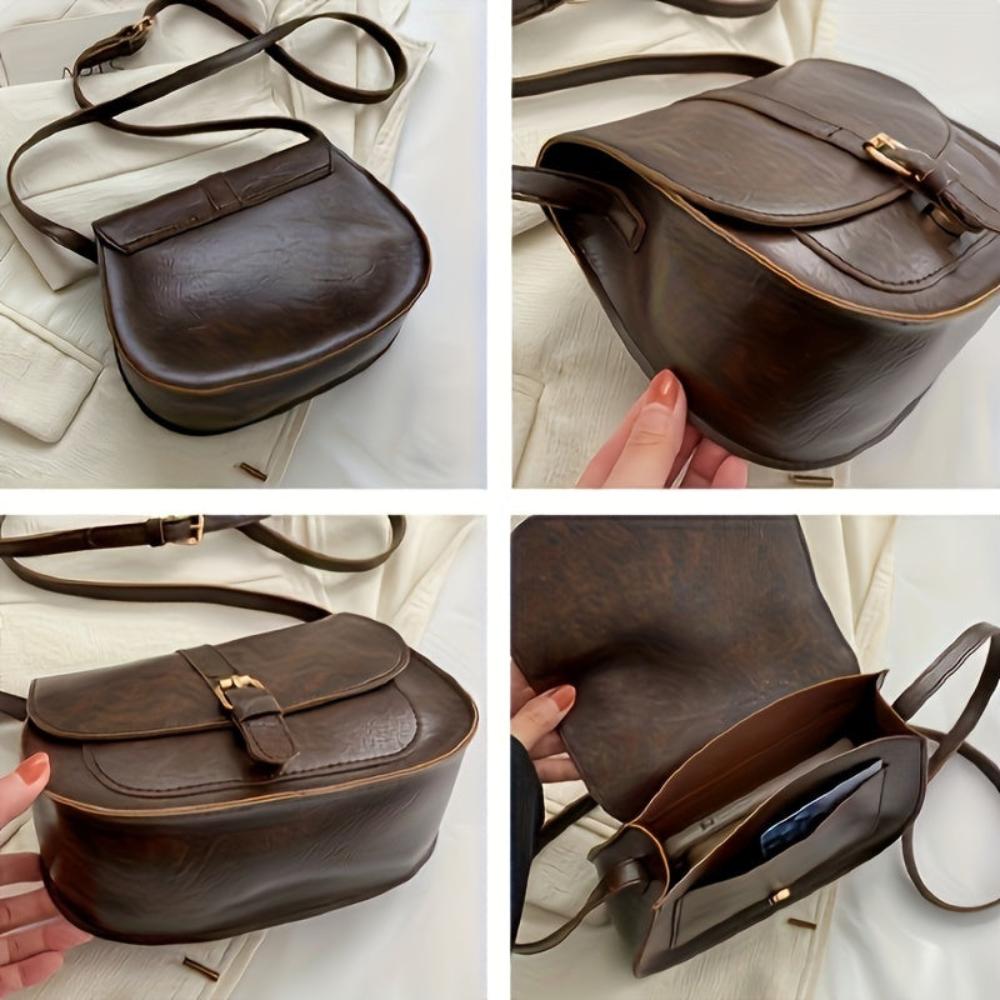 Evelyn™ | Sac bandoulière classique en forme de selle