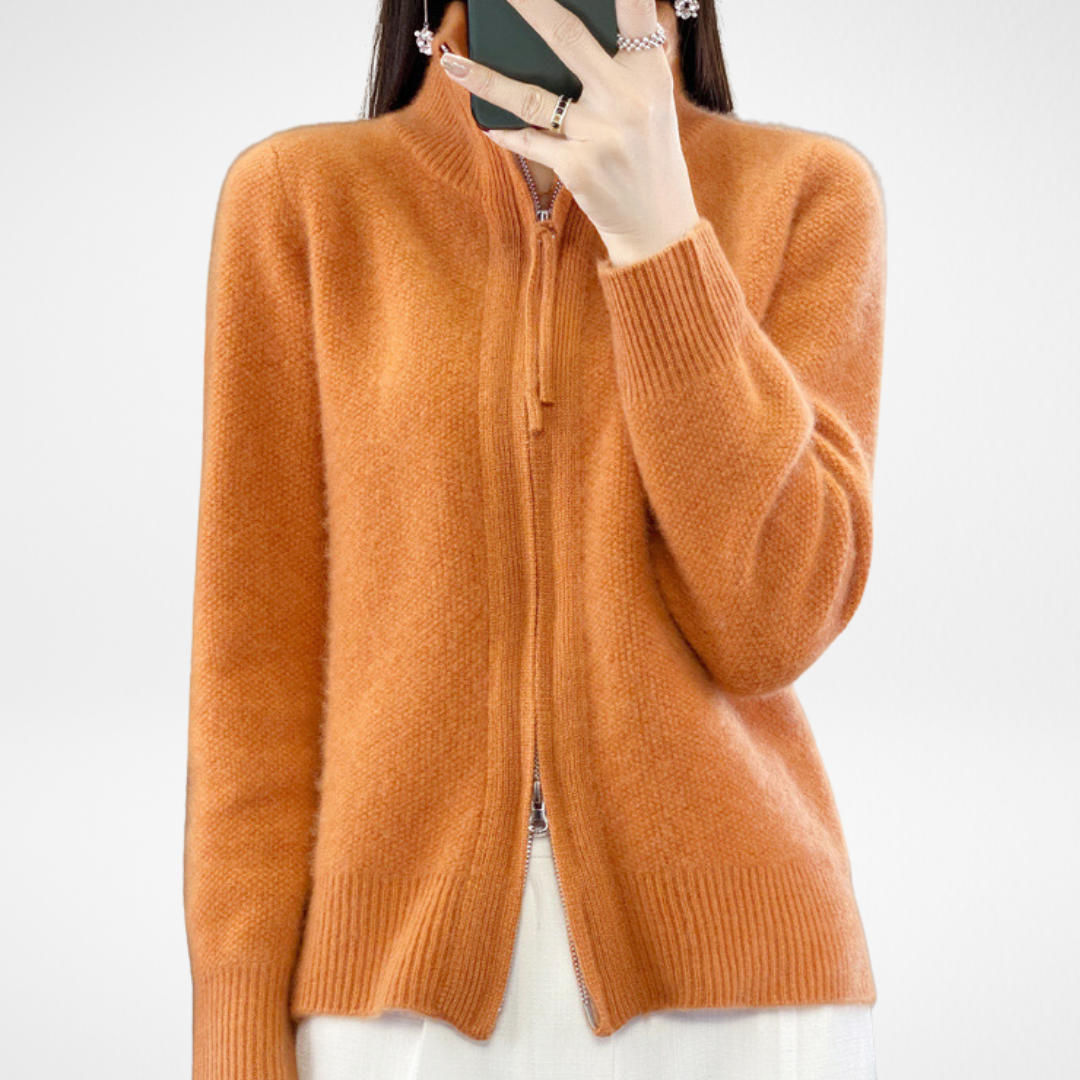 Giovana | Gilet Zippé en Maille