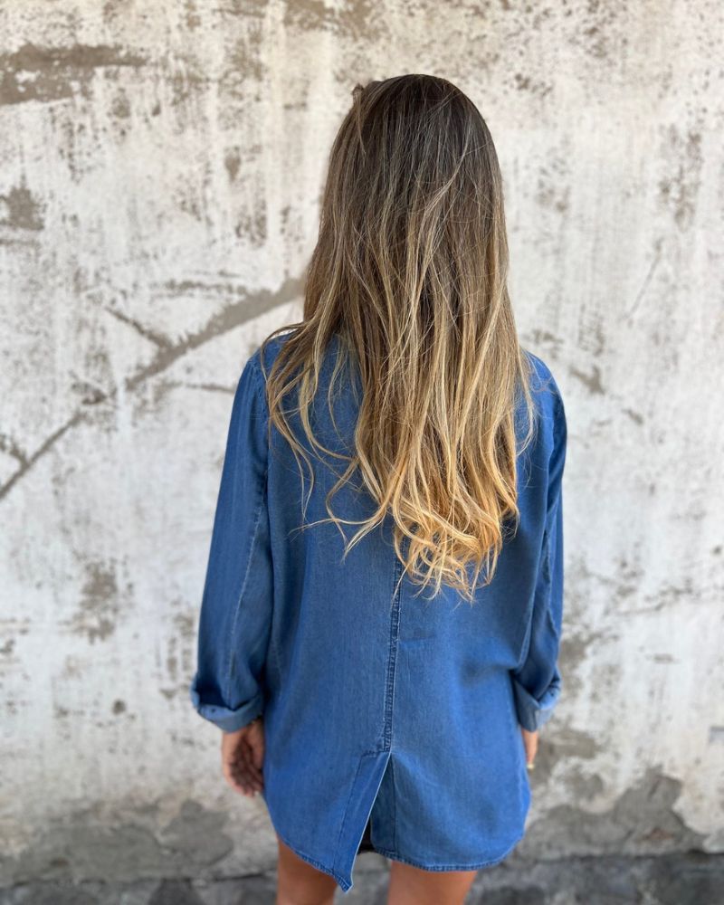 Mireia | Blazer en Denim Décontracté