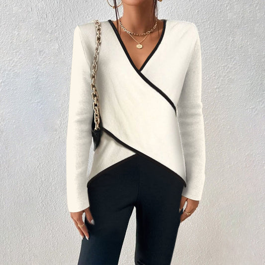 Sophie™ - Pull élégant à col en V