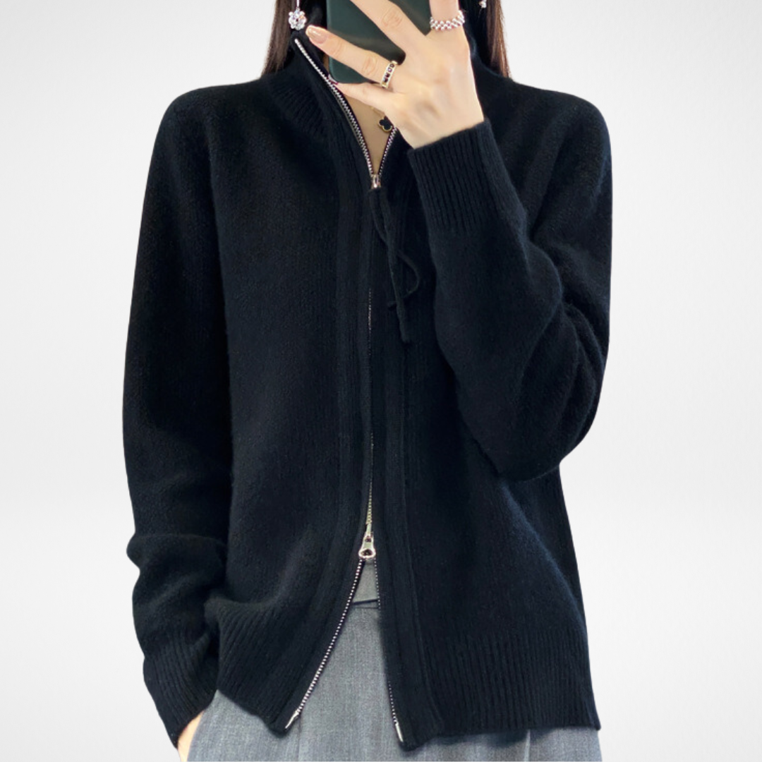 Giovana | Gilet Zippé en Maille