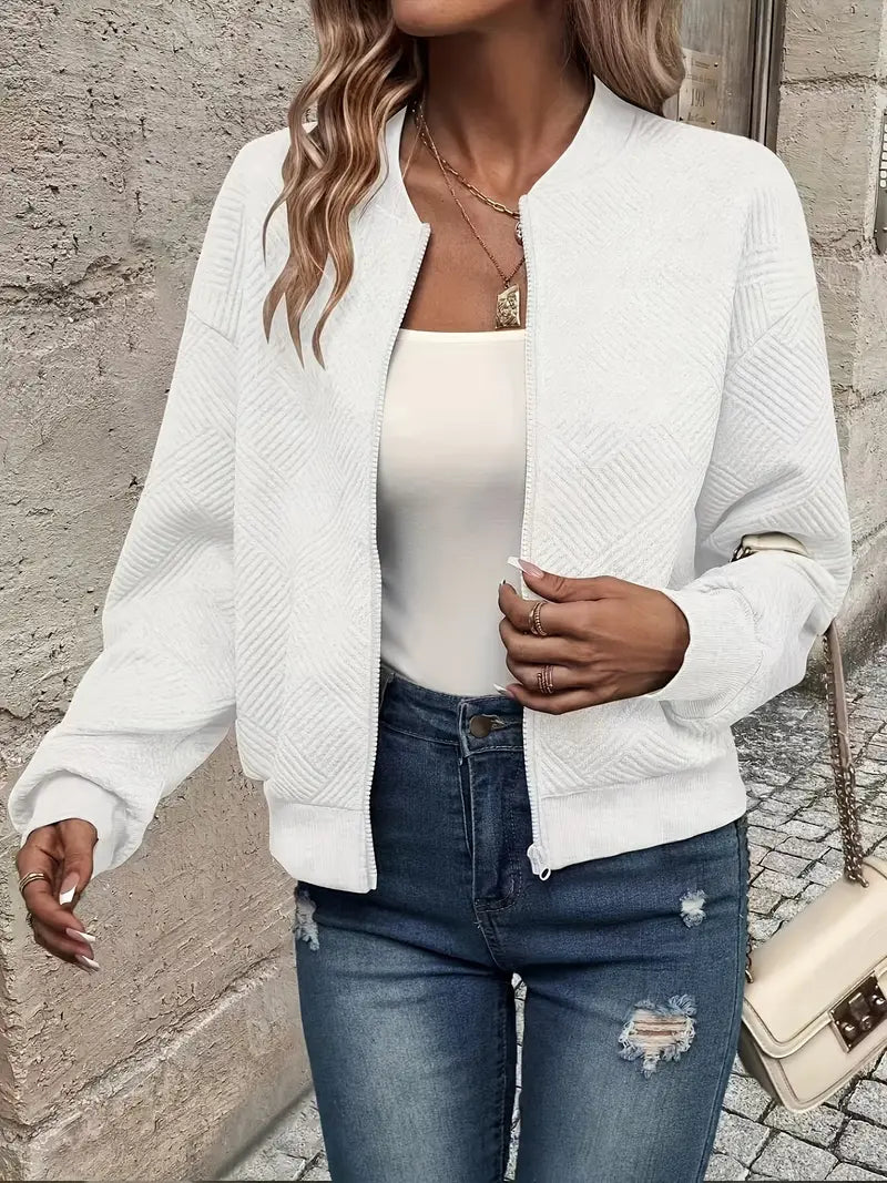 Livia | Veste de printemps avec fermeture éclair