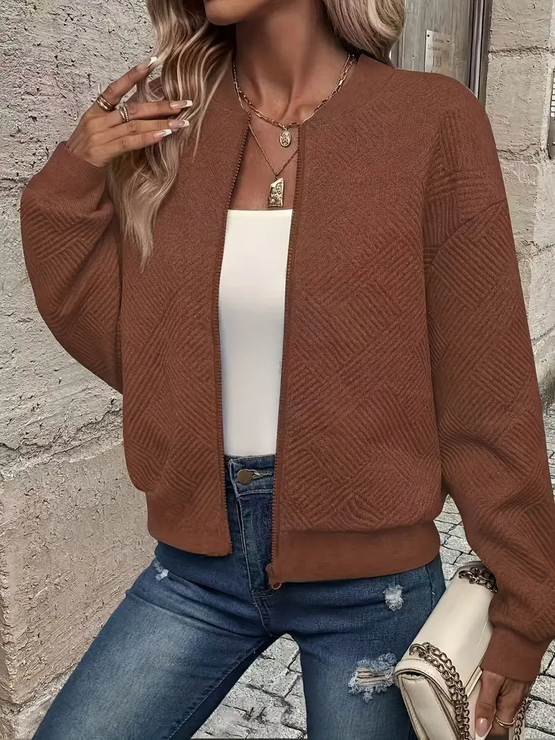 Livia | Veste de printemps avec fermeture éclair