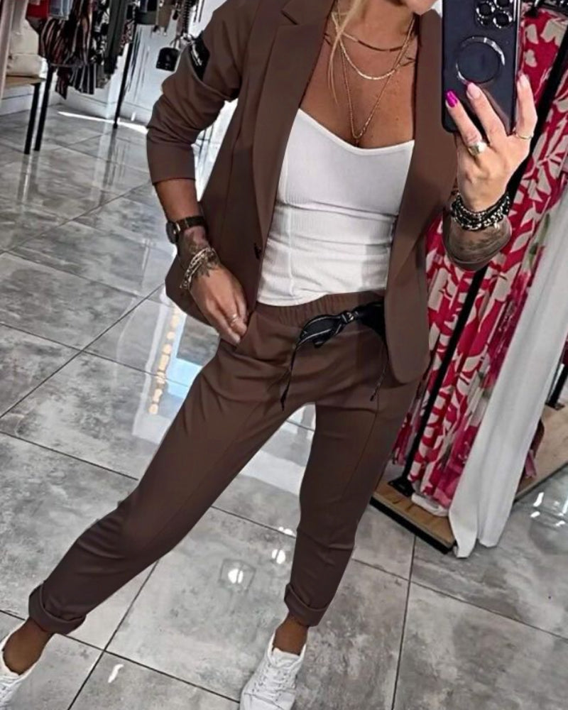 Malou | Ensemble Top, Veste et Pantalon