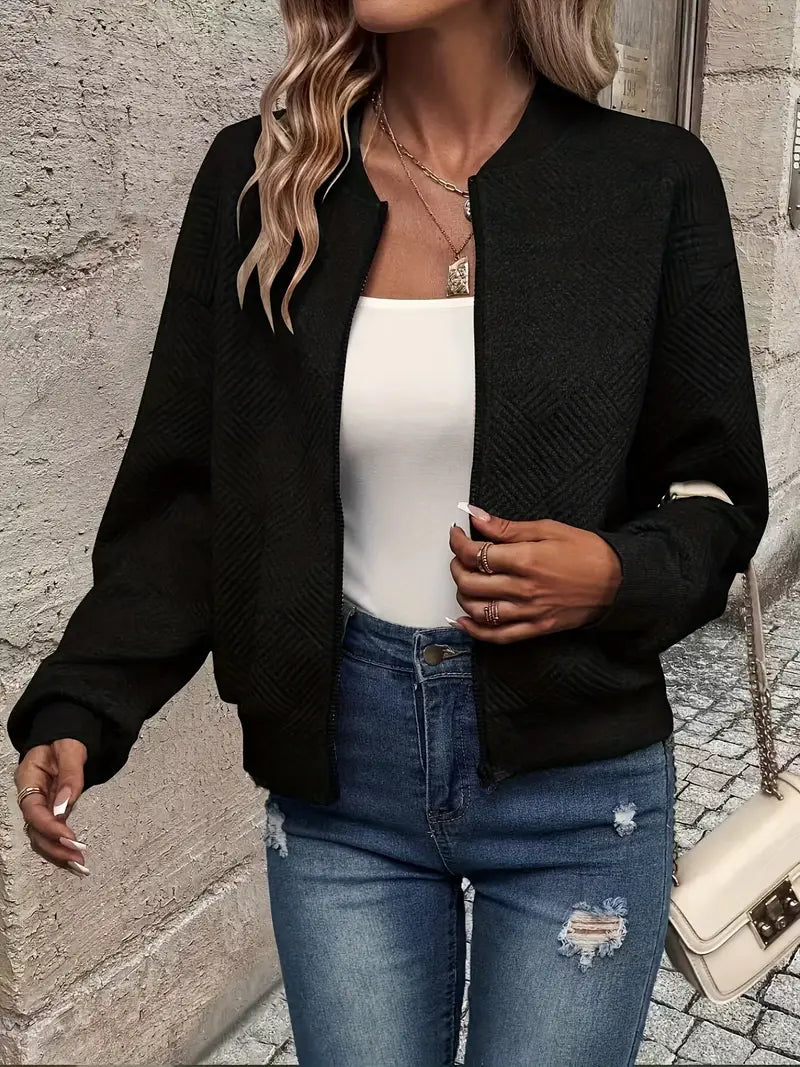 Livia | Veste de printemps avec fermeture éclair