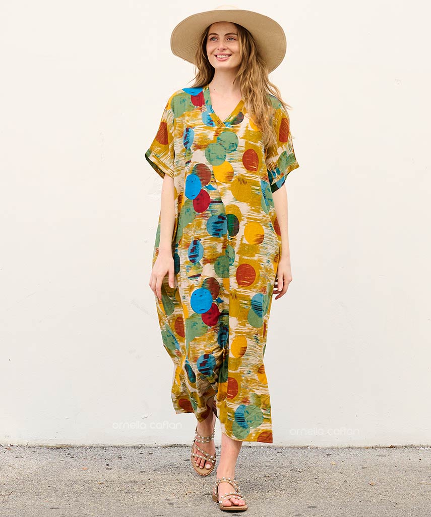 Robe Décontractée à Poches – Ornella Caftan™