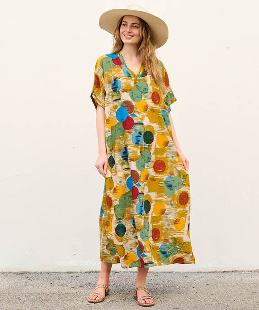 Robe Décontractée à Poches – Ornella Caftan™