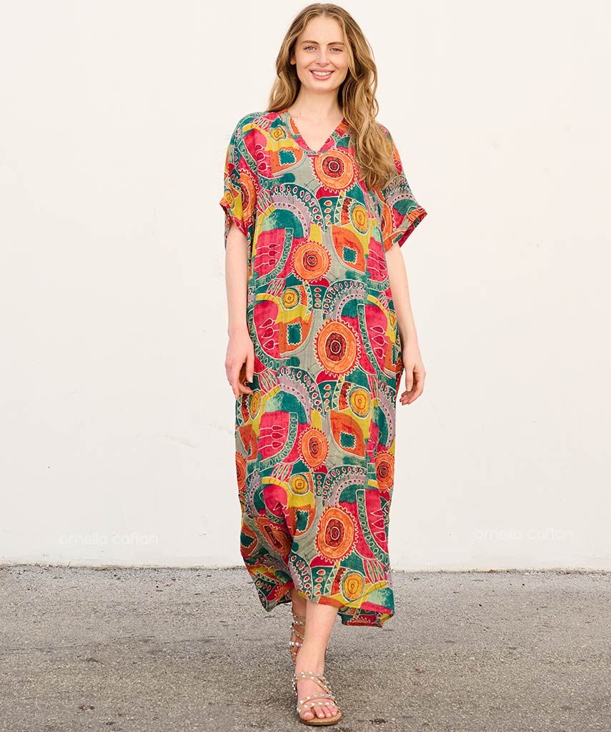 Robe Décontractée à Poches – Ornella Caftan™