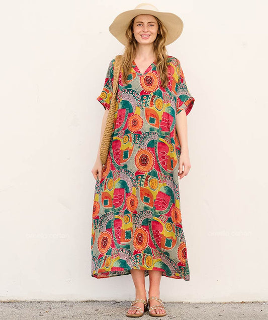 Robe Décontractée à Poches – Ornella Caftan™