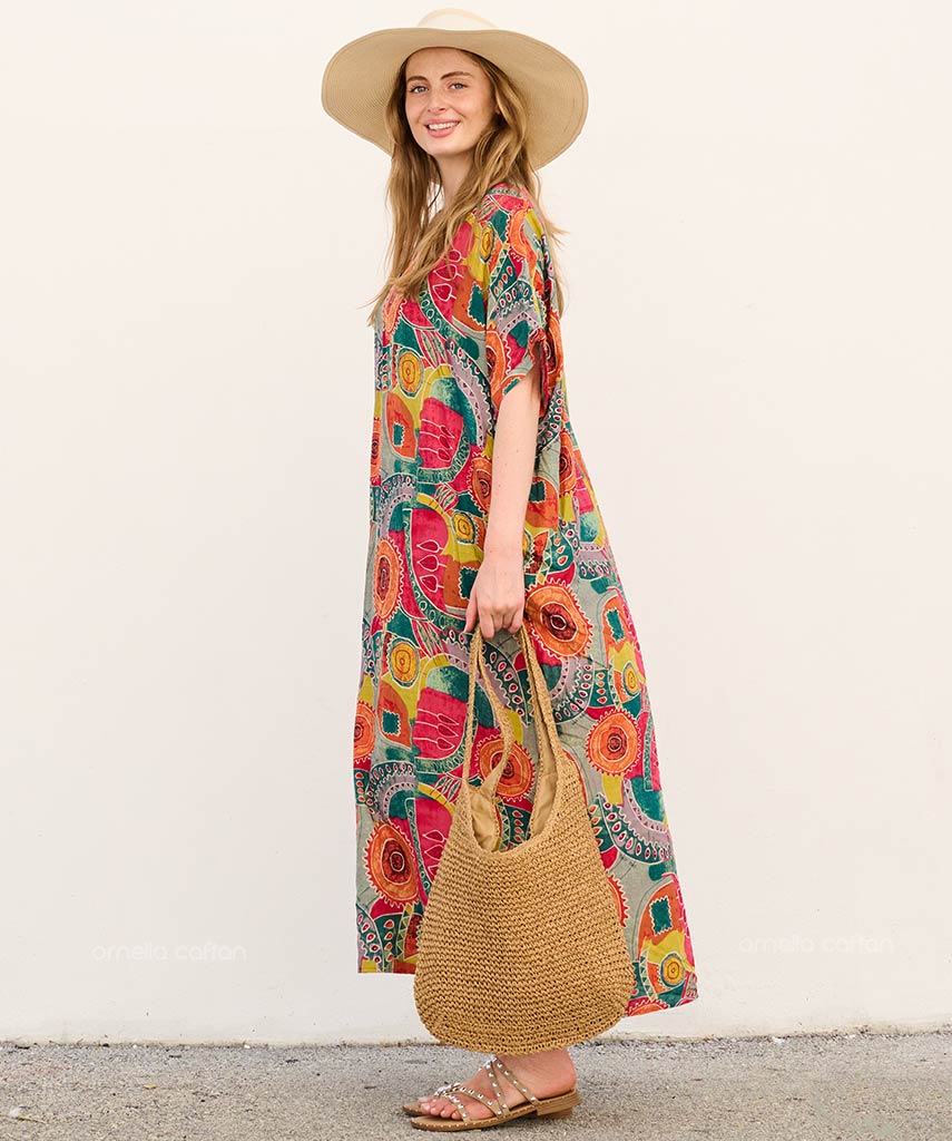 Robe Décontractée à Poches – Ornella Caftan™