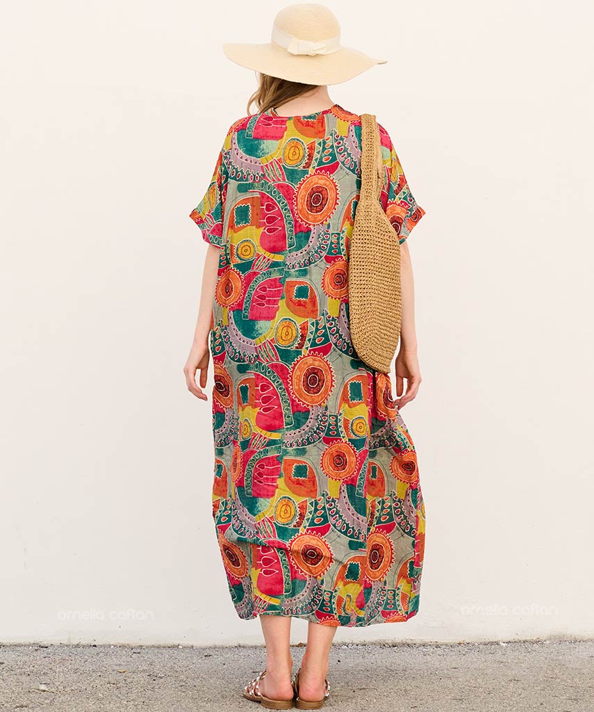 Robe Décontractée à Poches – Ornella Caftan™