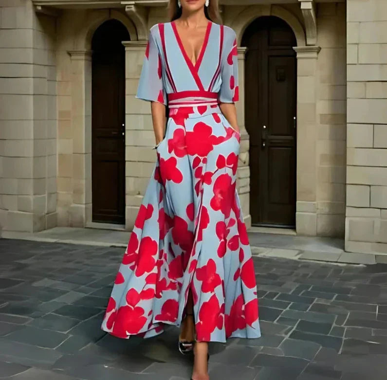 Leora | Robe à imprimé floral