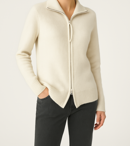Giovana | Gilet Zippé en Maille