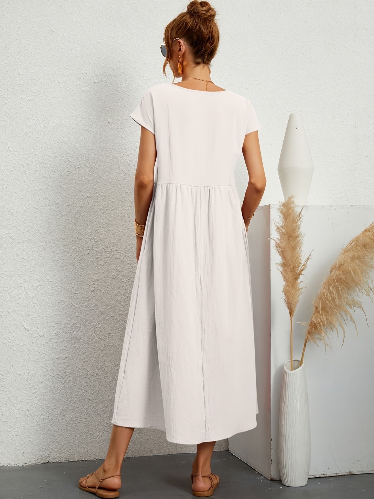 Elena | Robe printanière aérienne