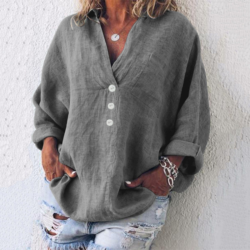 Maeve™ - Pull Élégant en Coton et Lin