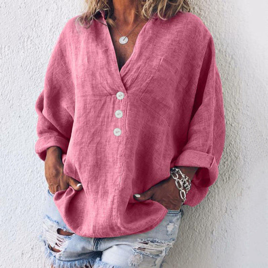 Maeve™ - Pull Élégant en Coton et Lin
