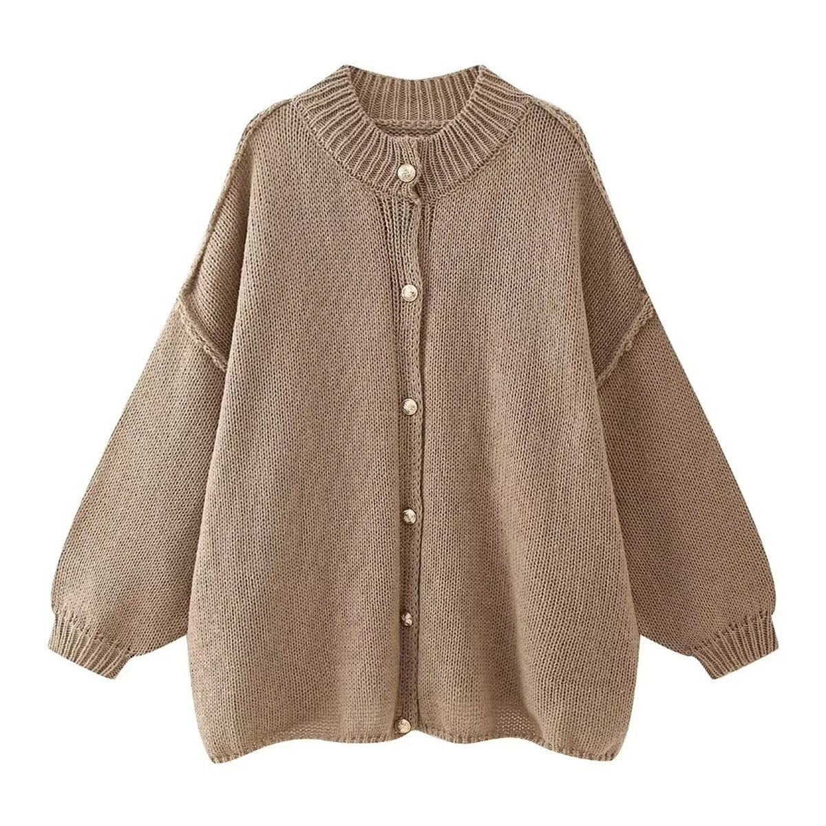 Lili | Pull Ample à Boutons Métalliques