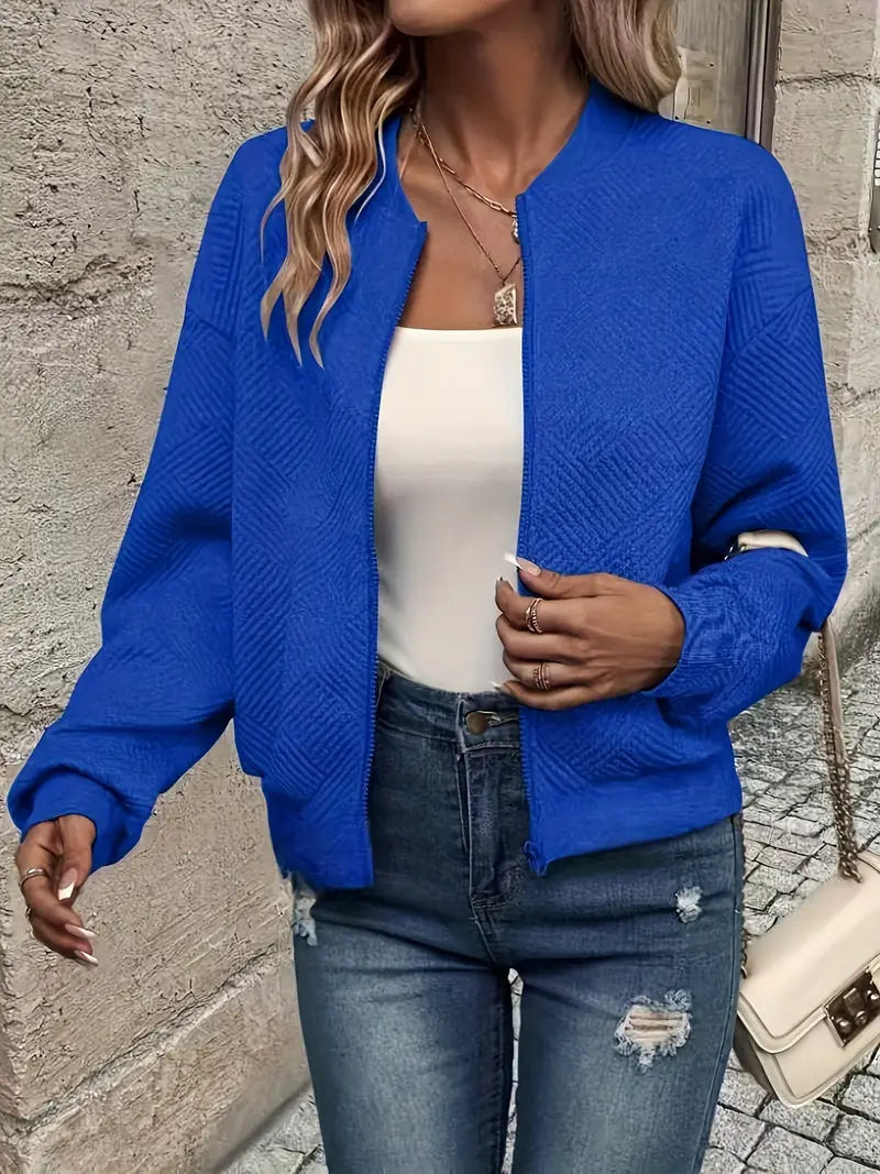 Livia | Veste de printemps avec fermeture éclair