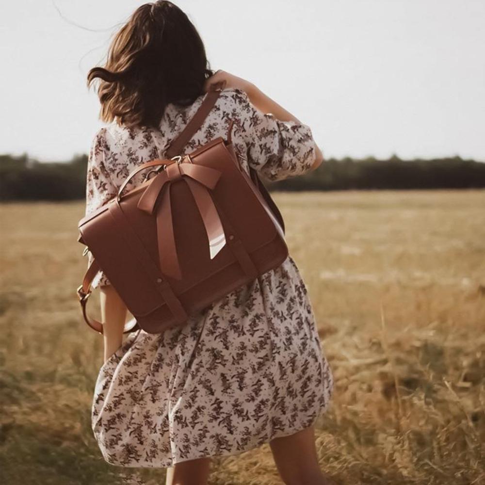 Sac Vintage Kissé de Bleu Rose