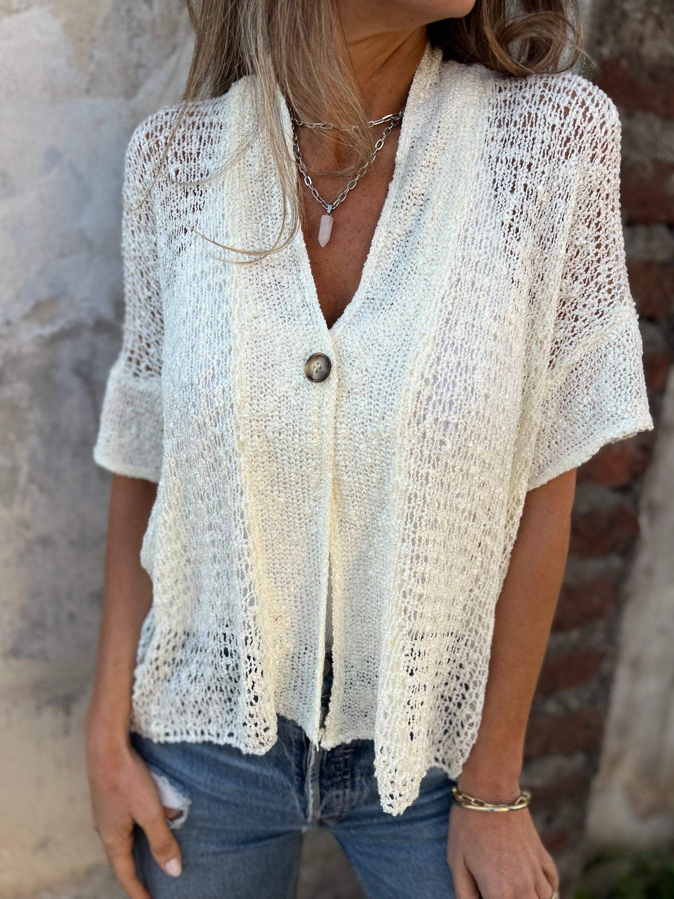 Aya™ - Cardigan Tricoté Élégance Décontractée