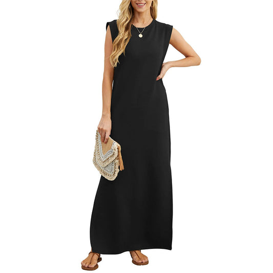 Soline | Robe Longue d'Été Sans Manches