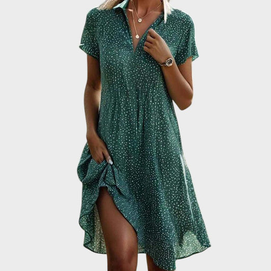 Juliette | Robe Midi à Pois