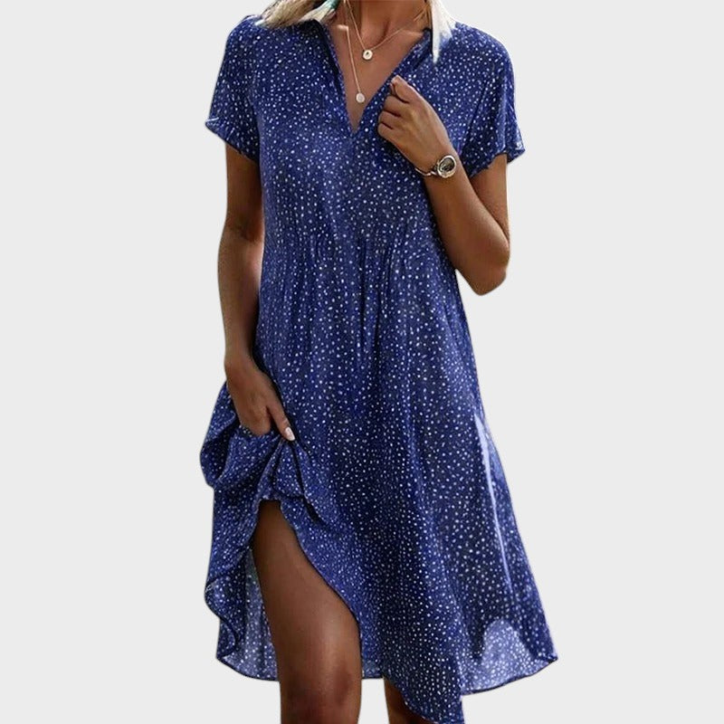 Juliette | Robe Midi à Pois