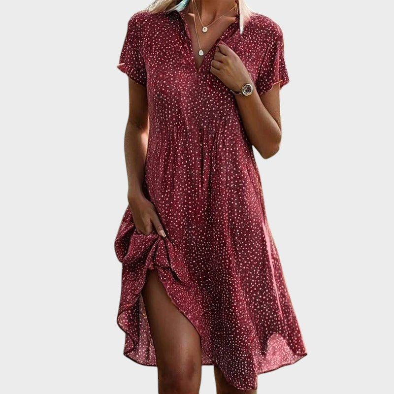 Juliette | Robe Midi à Pois